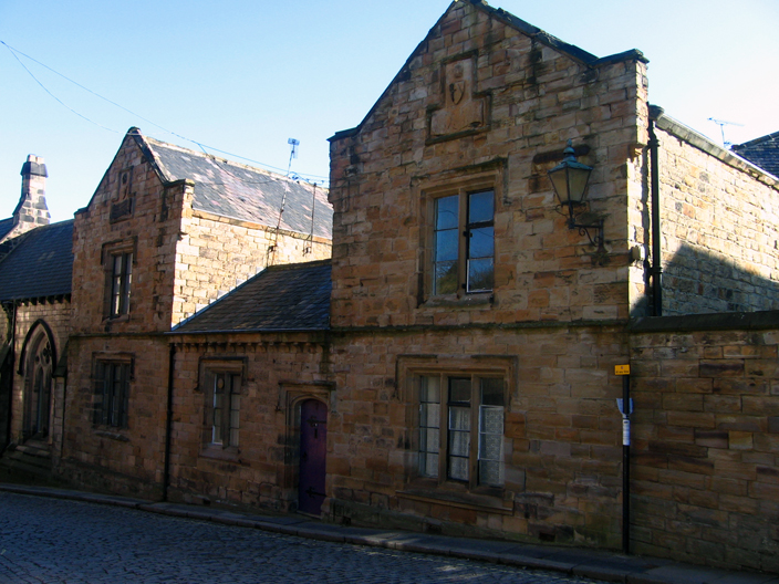 7,Owengate. Built in 1832 to house the occupants of a 17th century almshouse on Palace Green, and currently being converted into the World Heritage Site Visitor Centre.